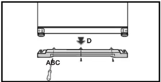 BEKO GNE 60021 X - Floor balance adjustment - 1