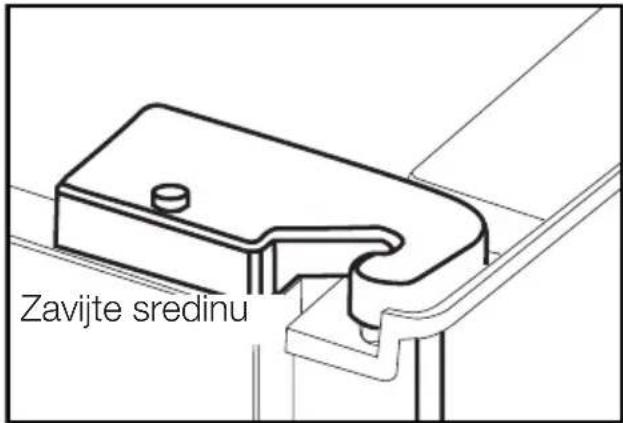 BEKO GNE 60021 X - Prilagodavanje razmaka izmedu gornjih vrata - 5