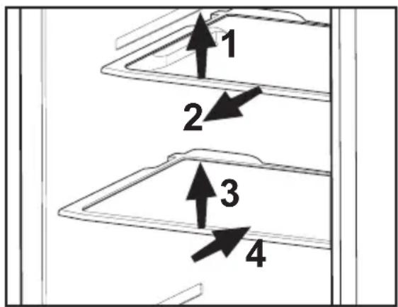 BEKO GNE 60021 X - Glijdende schappen - 1