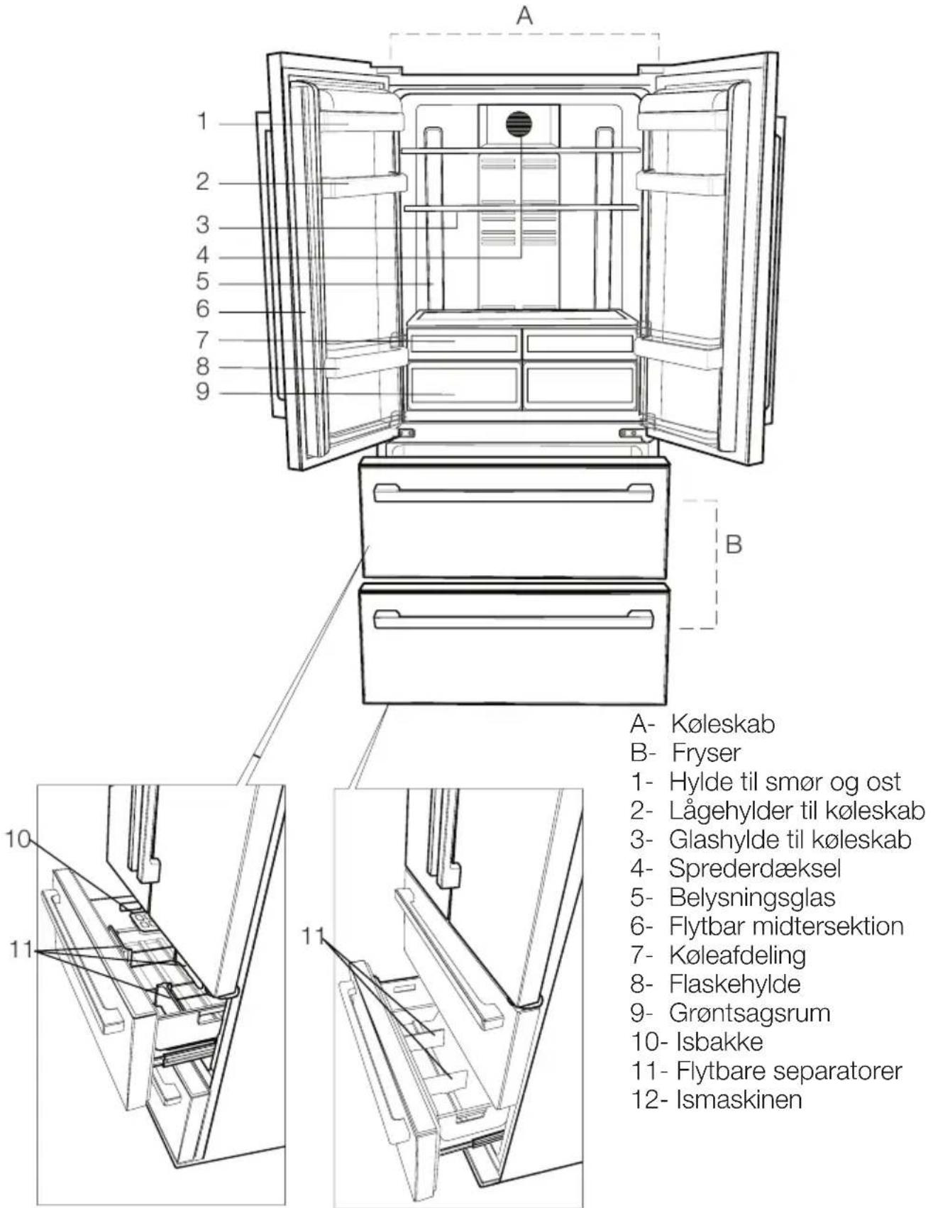 BEKO GNE 60520 DX - Koleskabet - 1