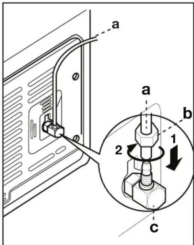 BEKO GNE 60520 DX - Vandtilslutning til koleskabet Folog nedenstående instruktioner. - 2