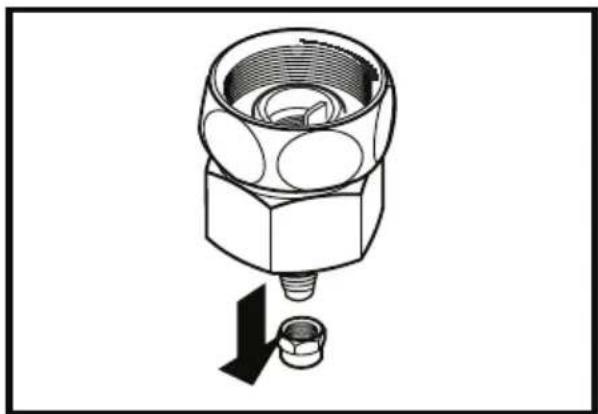 BEKO GNE 60520 DX - Raccordement du tuyau d'alimentation en eau à l'arrivée d'eau - 1