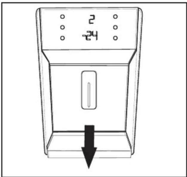 BEKO GNE 60520 DX - Socle du distributeur - 2