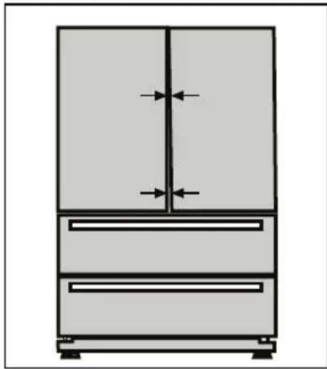 BEKO GNE 60520 DX - Yläoven raon säätäminen - 1