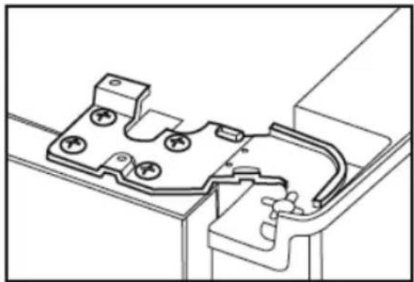 BEKO GNE 134620 E - Podešavanje razmaka između gornjih vrata - 4