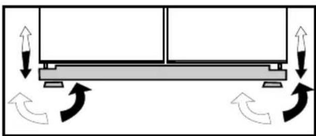 BEKO GNE 134620 E - Wyrównanie nierówności podłogi - 2