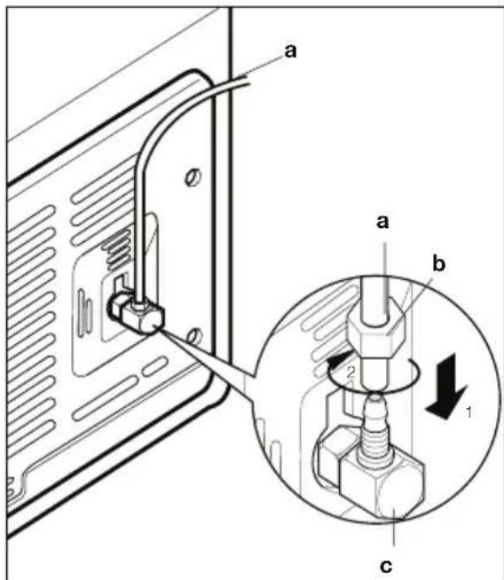 BEKO GNE 134620 E - Connection of the Water Pipe to the Refrigerator - 1