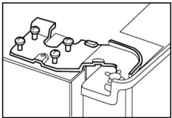 BEKO GNE 134620 E - Ustawianie szczeliny między górnymi drzwiczkami - 4