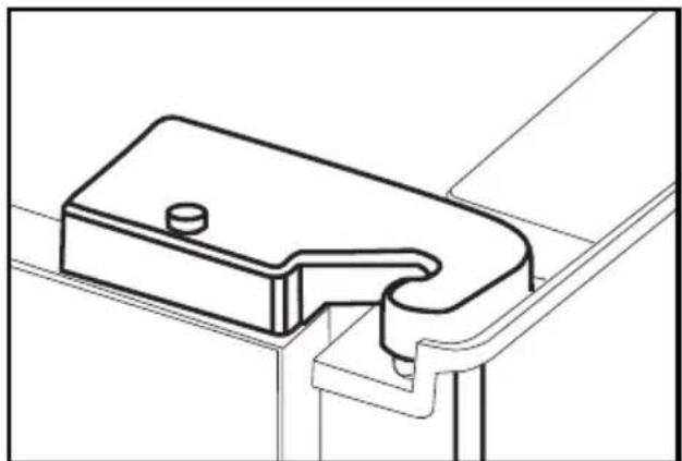 BEKO GNE 134620 E - Adjusting the gap between the upper door - 6