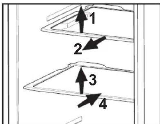 BEKO GNE 134620 E - Półki wysuwane - 1