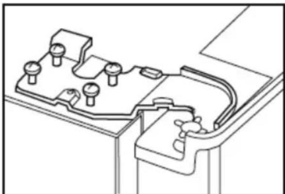 BEKO GNE 134620 E - Podešavanje razmaka između gornjih vrata - 5