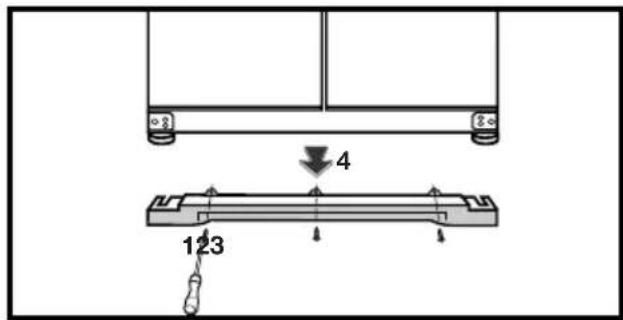 BEKO GNE 134620 E - Réglage de la stabilité au sol - 1