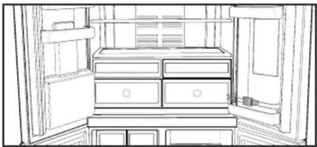 BEKO GNE 134605 E - Modré světlo - 1