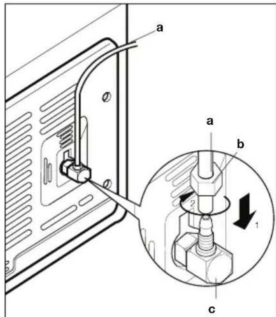 BEKO GNE 134605 E - Connection of the Water Pipe to the Refrigerator - 2