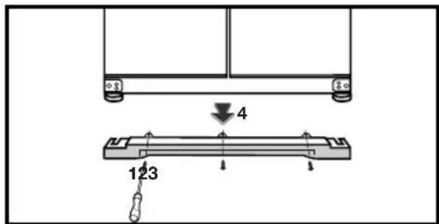 BEKO GNE 134605 E - Floor balance adjustment - 1