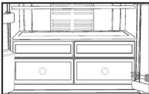 BEKO GNE 134605 E - Modré svetlo - 1