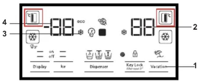 BEKO GN163020 - Activation de l'avertisseur pour le remplacement du filtré à eau - 2