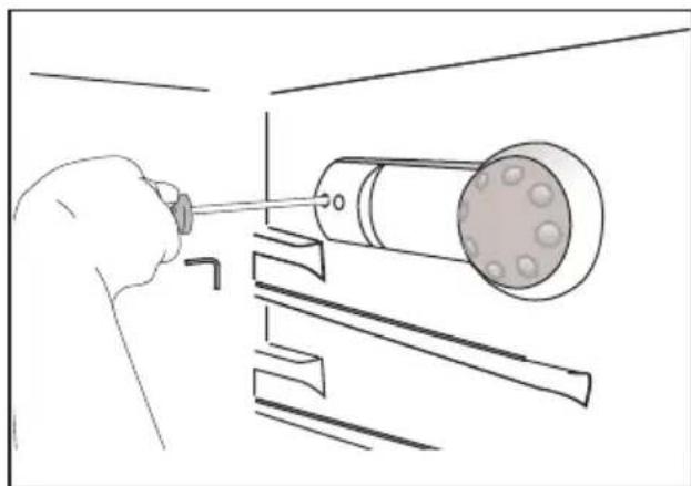 BEKO DS 145120 - Replacing the interior light bulb - 1