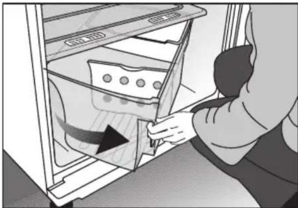 BEKO DS 145120 - Schwenkbares Gemüsefach (bei einigen Modellen) - 1