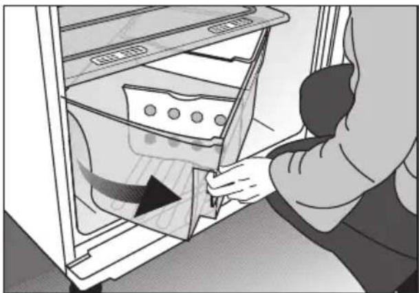 BEKO DS 145100 - Використання ротаційного контейнера для фруктів і зелені (у деяких моделях) - 1