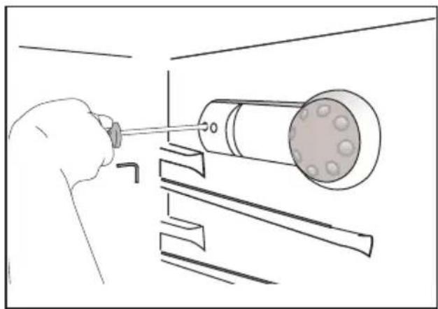 BEKO DS 145100 - Replacing the interior light bulb - 1