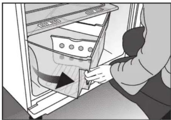 BEKO DS 145100 - Otočný priečinok na zeleninu a ovocie (v niektorých modeloch) - 1