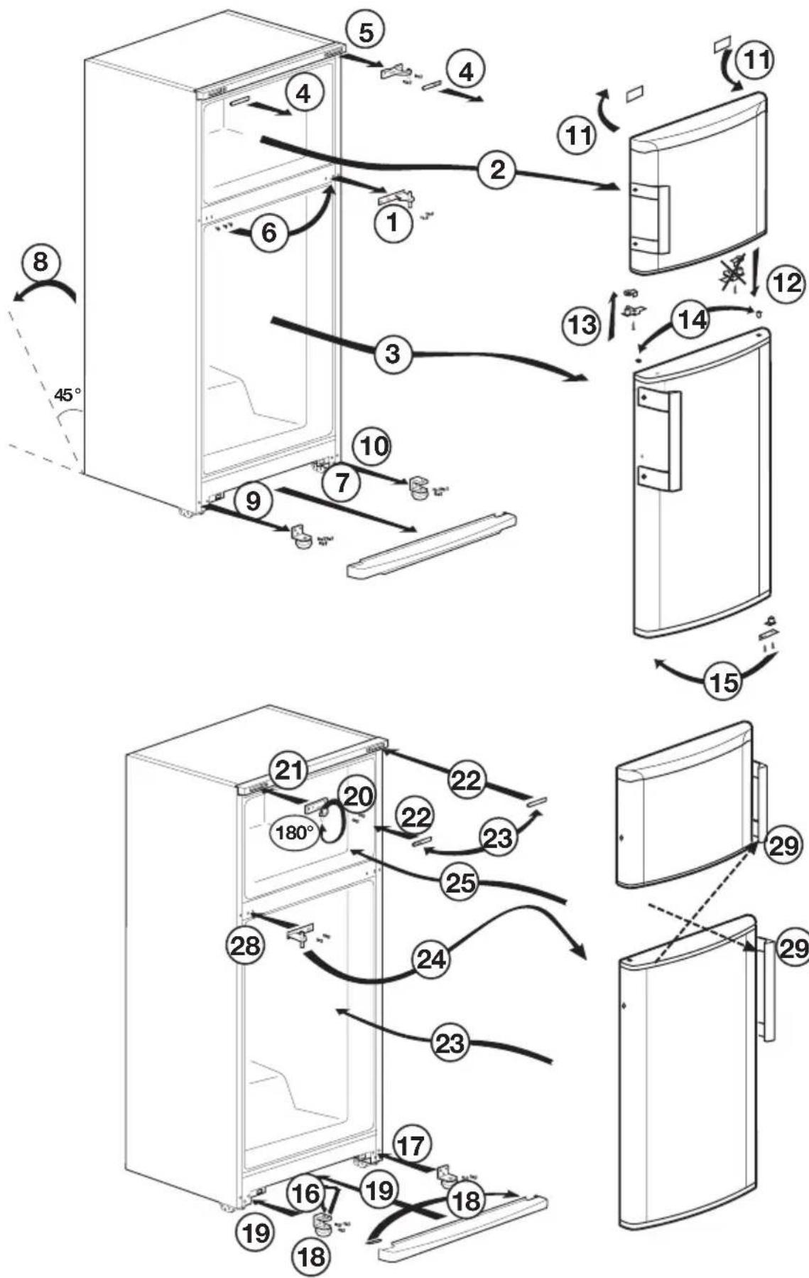 BEKO DS 145100 - Výmena žiarovky vnútorného osvetlenia - 2