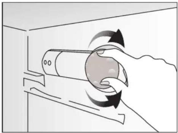 BEKO DS 145100 - Thermostat setting button - 1