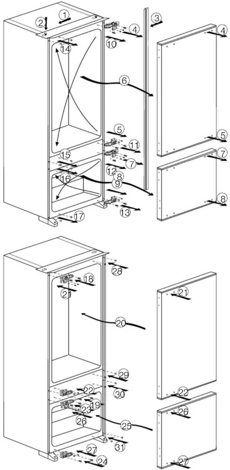 BEKO CBI 7770 - Het binnenlichtje vervangen - 3