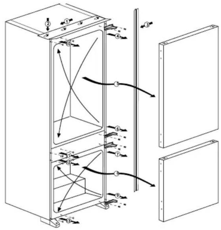 BEKO CBI 7770 - Réversibilité des portes - 1