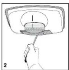 BEKO CBI 7770 - Replacing the interior light bulb - 2