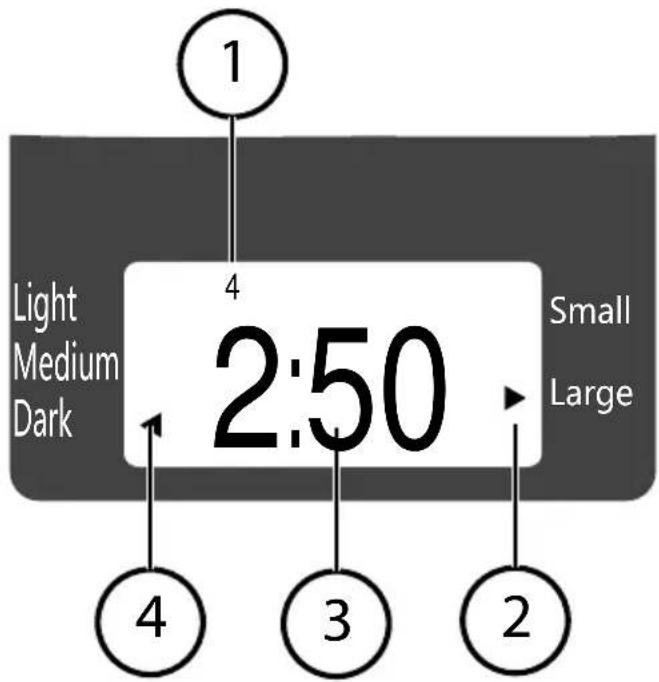 Micromaxx MD 14752 - The display - 1