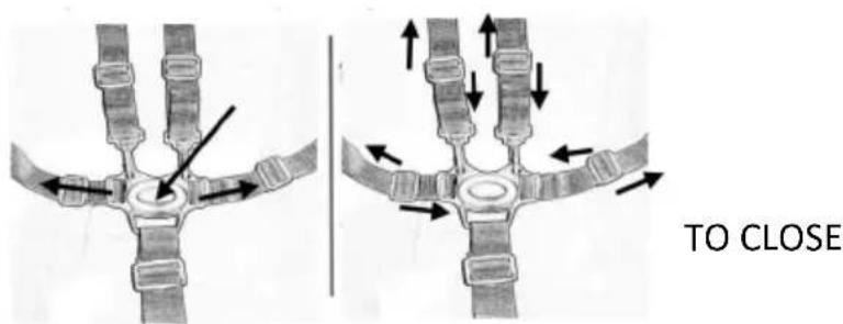 Topmark Royal - WARNING: ALWAYS USE THE CROTCH STRAP WITH SAFETY BELTS. - 1