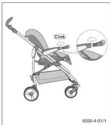 Storchenmuhle Birillo buggy - Fixation du siège / Installation de l'arceau avant De zit bevestigen / de Voorste beschermingsbeugel aanbrengen - 3