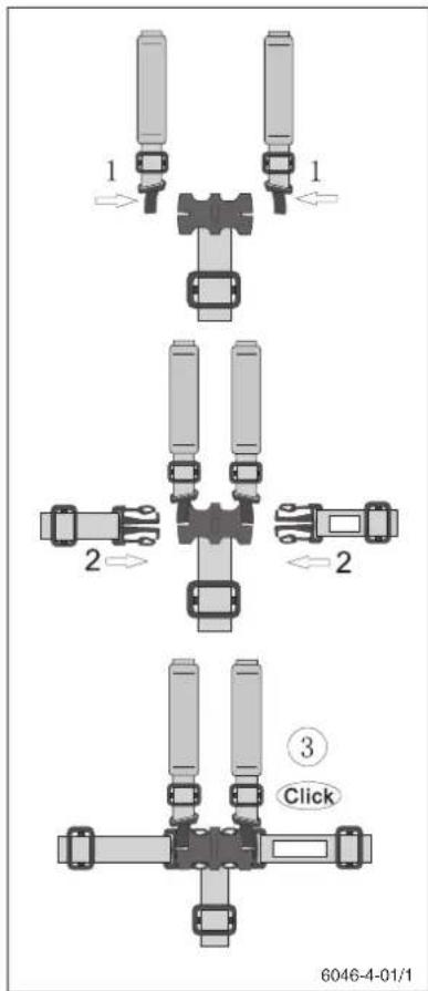 Storchenmuhle Birillo buggy - Verwendung des Rückhaltesystems Using restraint system - 2