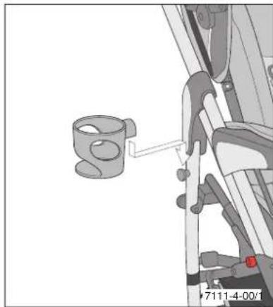 Storchenmuhle Birillo buggy - Befestigung Getränkehalter Fitting the drinks holder - 2