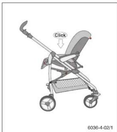 Storchenmuhle Birillo buggy - Namestitev sedeza Zakladanie siedziska - 3