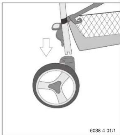 Storchenmuhle Birillo buggy - Front wheels: - 1