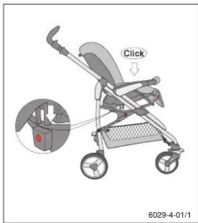 Storchenmuhle Birillo buggy - Fixation du siège / Installation de l'arceau avant De zit bevestigen / de Voorste beschermingsbeugel aanbrengen - 2