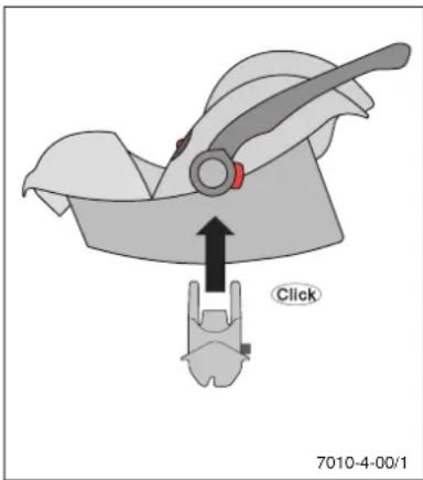 Storchenmuhle Birillo buggy - Anbringen der Adapter fur die Babyschale am Rahmen - 1