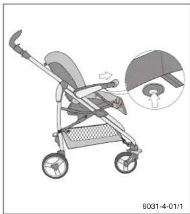 Storchenmuhle Birillo buggy - Fixation du siège / Installation de l'arceau avant De zit bevestigen / de Voorste beschermingsbeugel aanbrengen - 4