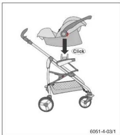 Storchenmuhle Birillo buggy - Zamocowanie adapterów dla nosidelka na ramie - 1