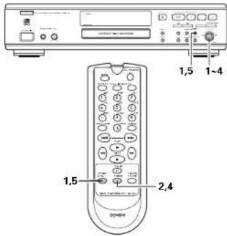 DENON CDR1000 - Balance [uniquement active en mode enregistrement/veille] (NET BALANCE) - 1