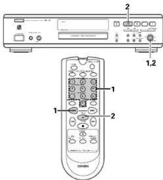 DENON CDR1000 - Remarque: - 1