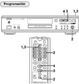 DENON CDR1000 - PROGRAMACION - 1