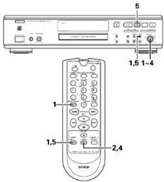 DENON CDR1000 - Colloque à tape - 3