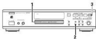 DENON CDR1000 - Para borrar todo el disco - 1