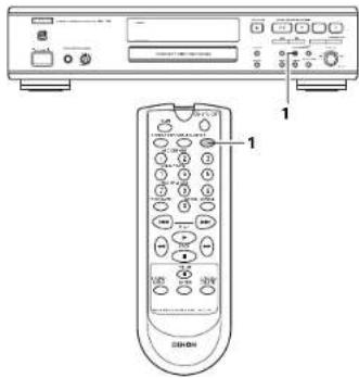 DENON CDR1000 - Lecture en mode aléatoire shuffle - 1