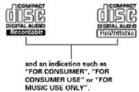 DENON CDR1000 - CD-R Discs and CD-RW Discs - 1