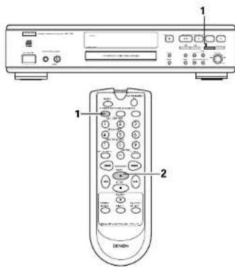 DENON CDR1000 - NOTA: - 1